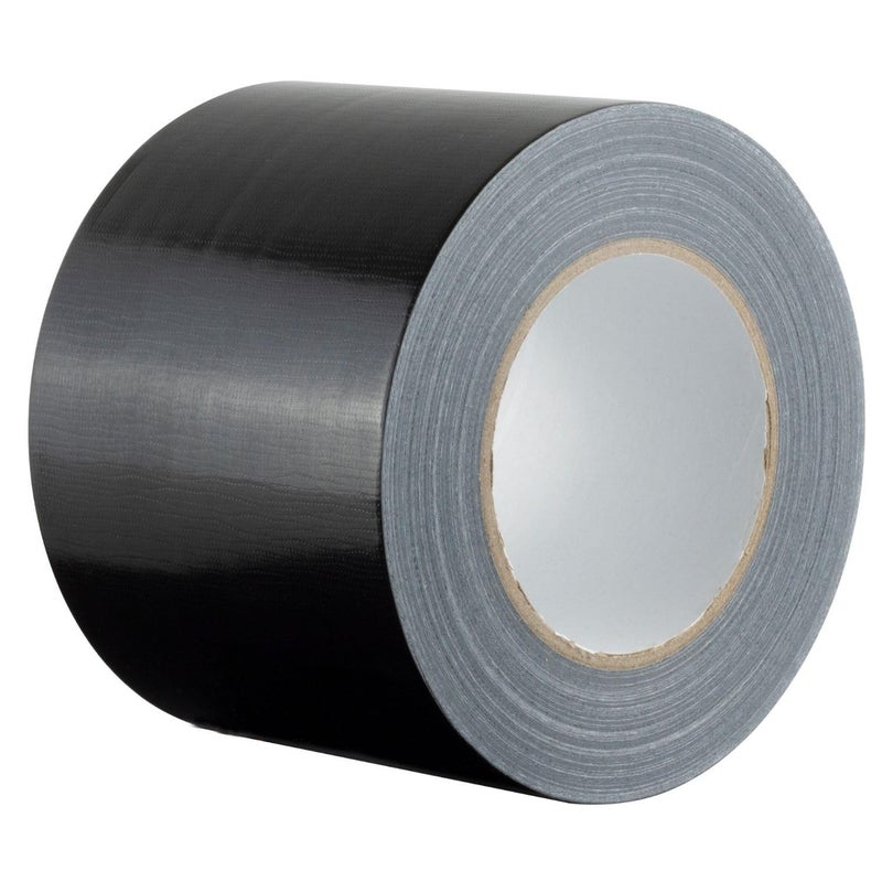 GTSE Wide Duct Tape, Black, 4 Inches x 55 Yards (164 ft), Heavy Duty, Waterproof Repair Tape for Indoor or Outdoor Use, 1 Roll - Image 2